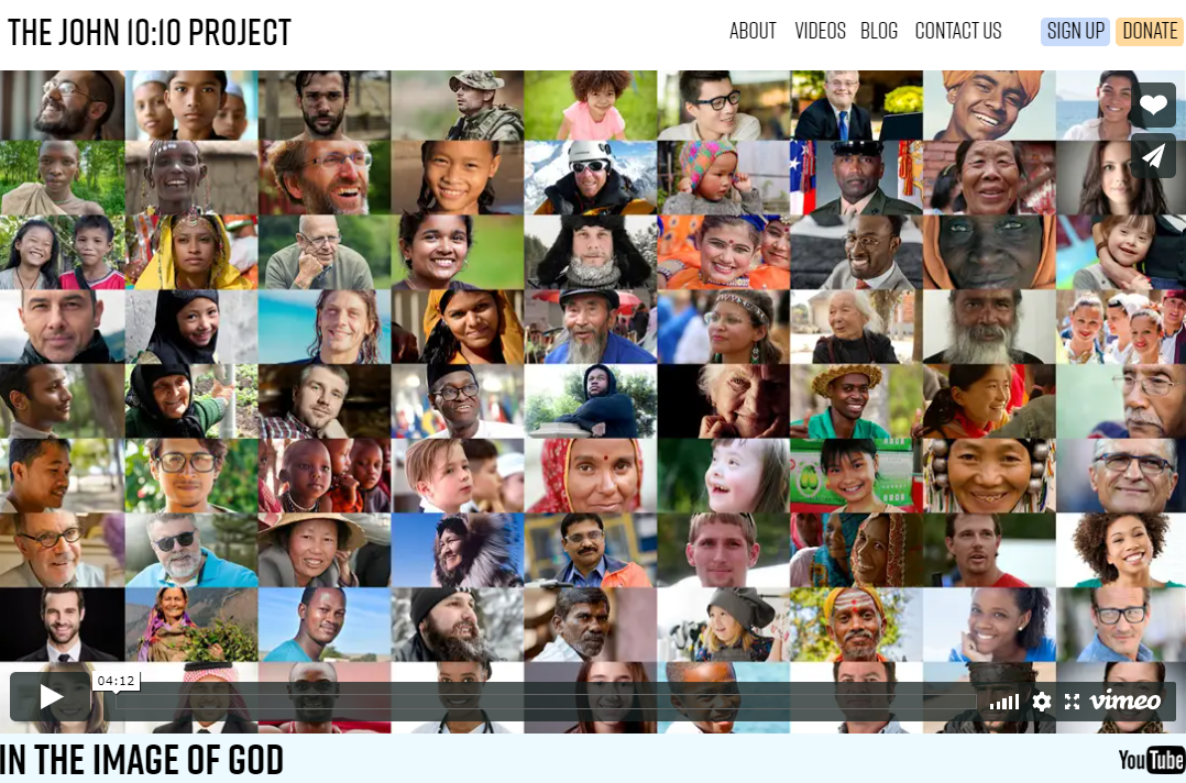 John10:10 Project: In the Image of God