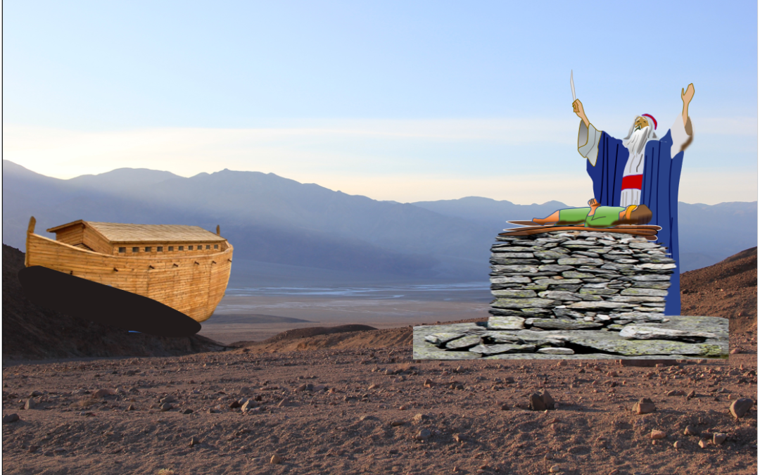 What happened geologically between Noah’s flood and Abraham?