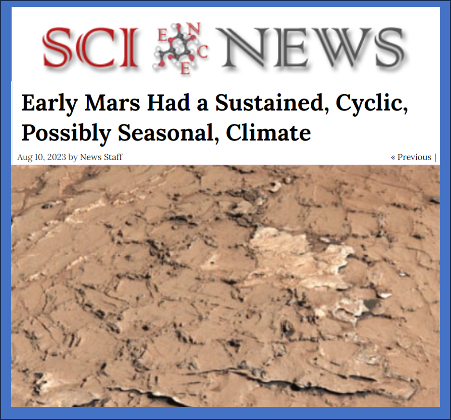 Mudcracks on Mars… and Life?